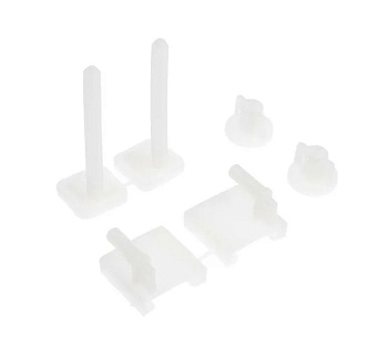 Крепление сиденья к унитазу REMER пластик,2 шпильки RR745